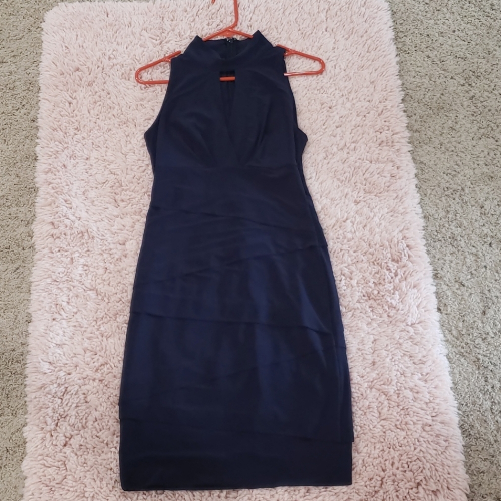 WHBM Navy Dress